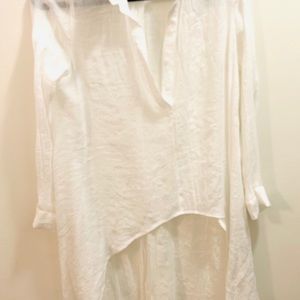 High Low Long Sleeve Shirt